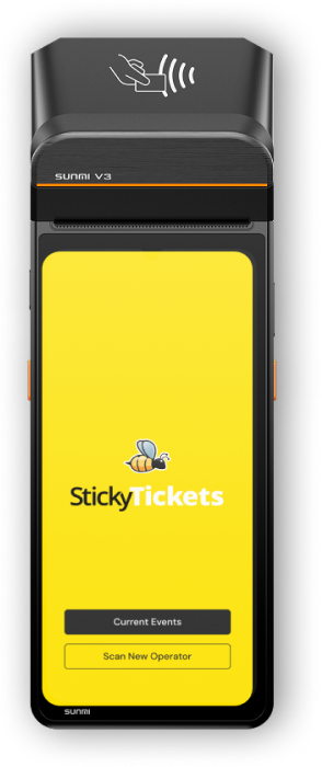 Sticky Tickets POS Terminal device